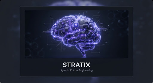 Conceptual rendering of glowing digital circuits forming a brain-like structure